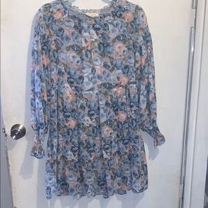 Floral Long Sleeve Dress